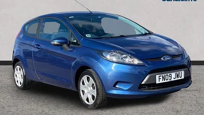 Usado Ford Fiesta Style 82 HP (60 kW) 2009 Azul Citadino