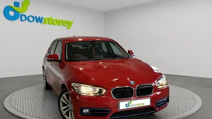 Used BMW 118 Sport Line 136 HP (100 kW) 2019 Red Hatchback