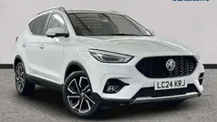 Solid arctic white Used 2023 MG ZS Exclusive Sedan | £14,907 (Fair price)