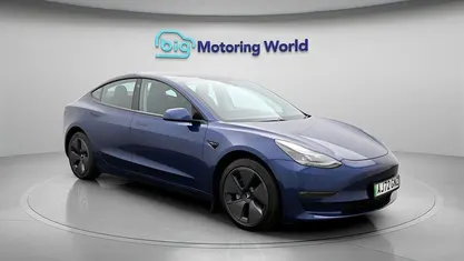 Used Tesla Model 3 Long Range AWD 366 kW (498 HP) 2022 Blue Sedan