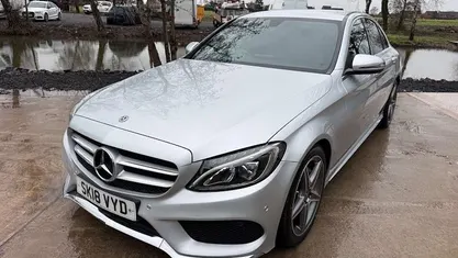 Used Mercedes C220 AMG line 170 HP (125 kW) 2018 Sedan