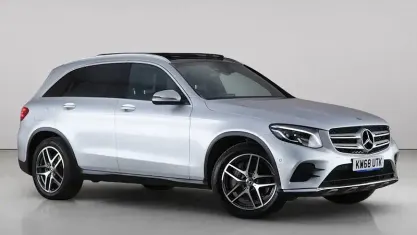 Used Mercedes GLC250 AMG line 204 HP (150 kW) 2018 Silver SUV
