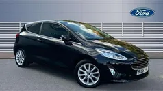 Black Used 2018 Ford Fiesta Titanium Hatchback | £8,429 (Fair price)