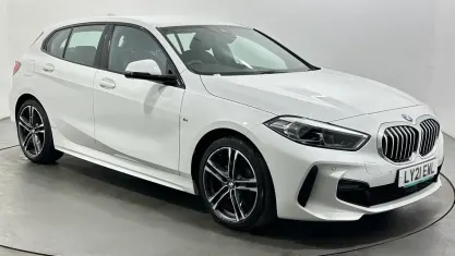 Used BMW 118 M Sport 136 HP (100 kW) 2021 White Hatchback