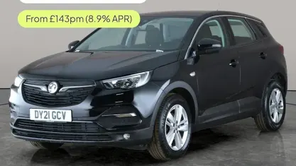 Used Vauxhall Grandland X S 131 HP (96 kW) 2021 Black SUV
