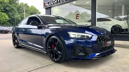 Used Audi A5 204 HP (150 kW) 2021 Blue Coupe