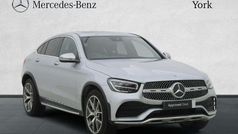 Silver Used 2023 Mercedes GLC300e AMG line Coupe | £39,250 (Fair price)