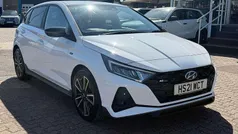 White Used 2021 Hyundai i20 N Line Hatchback | £14,360 (Fair price)