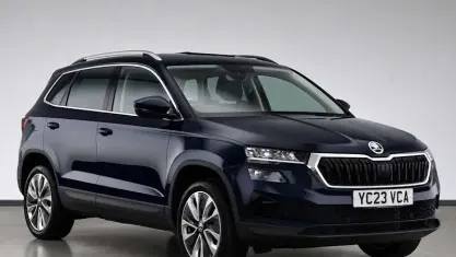Used Skoda Karoq SE L 150 HP (110 kW) 2023 Blue SUV
