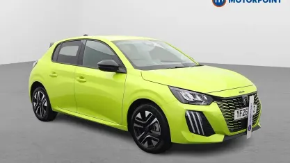 New Peugeot 208 Allure 102 HP (75 kW) 2025 Yellow Hatchback