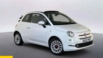 Used Fiat 500C Red 69 HP (50 kW) 2022 White Cabriolet