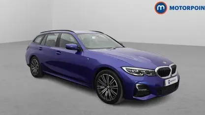 Used BMW 330e M Sport 292 HP (214 kW) 2021 Blue Estate