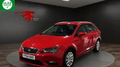 Used Seat Leon SE 105 HP (77 kW) 2014 Red Estate
