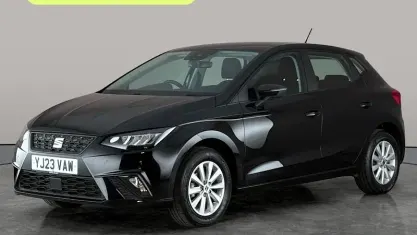 Used Seat Ibiza SE 95 HP (69 kW) 2023 Black Hatchback