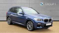 Blue Used 2018 BMW X3 M Sport SUV | £27,995 (Fair price)