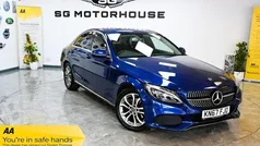 Blue Used 2017 Mercedes C200 Sedan | £13,385 (Good price)