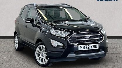 Begagnad Ford Ecosport Titanium 125 HK (91 kW) 2022 Svart SUV