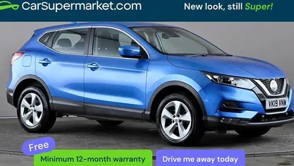 Begagnad Nissan Qashqai Acenta Premium 140 HK (102 kW) 2019 Blå SUV