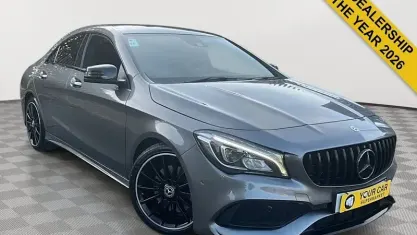 Used Mercedes CLA220 AMG line 170 HP (125 kW) 2018 Grey Coupe