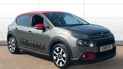 Used Citroën C3 Flair 82 HP (60 kW) 2018 Grey Hatchback