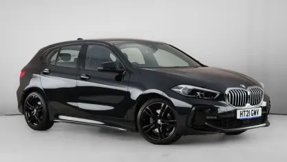 Used BMW 118 M Sport 136 HP (100 kW) 2021 Black Hatchback