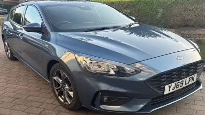 Used Ford Focus ST-Line 125 HP (91 kW) 2020 Blue Hatchback
