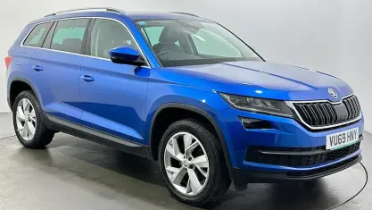 Used Skoda Kodiaq 150 HP (110 kW) 2019 Blue SUV