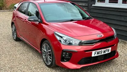 Used Kia Rio GT-Line 120 HP (88 kW) 2019 Red Hatchback