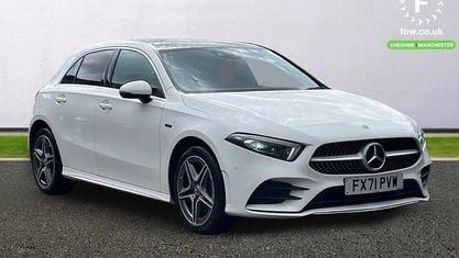 Usado Mercedes A250 AMG Line Premium Plus 218 HP (160 kW) 2021 Branco Citadino
