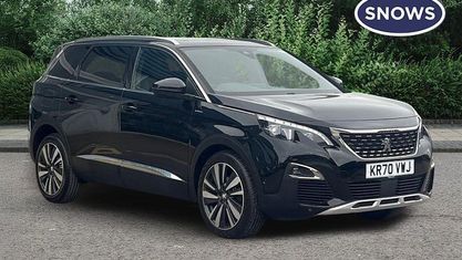 Second-hand Peugeot 5008 Premium 131 CP (96 kW) 2020 Negru SUV