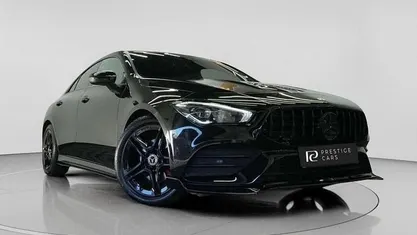 Used Mercedes CLA180 AMG line 136 HP (100 kW) 2022 Black Sedan