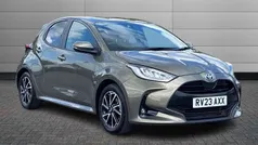 Titan bronze Used 2023 Toyota Yaris Hybrid Design Hatchback | £17,395 (Fair price)