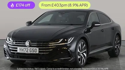 Black Used 2022 VW Arteon R-line Hatchback | £23,261 (Fair price)