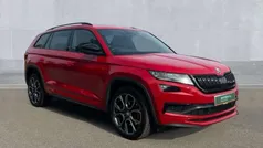 Velvet red metallic Used 2019 Skoda Kodiaq vRS SUV | £27,995 (Fair price)