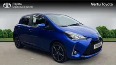 Blue Used 2018 Toyota Yaris Design Hatchback | £10,994 (Fair price)