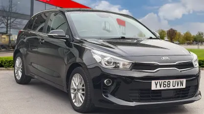 Used Kia Rio 101 HP (74 kW) 2019 Black Hatchback