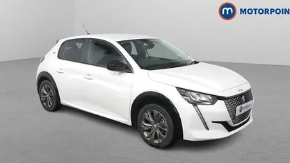 White Used 2023 Peugeot e-208 Active+ Hatchback | £13,699 (Fair price)