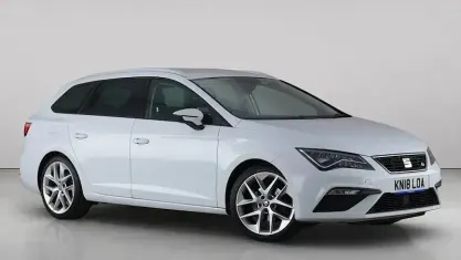 Used Seat Leon FR 125 HP (91 kW) 2018 White Estate