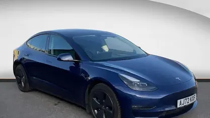 Used Tesla Model 3 Long Range AWD 366 kW (498 HP) 2022 Blue Sedan