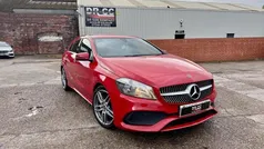 Red Used 2018 Mercedes A160 AMG line Hatchback | £9,950 (Fair price)