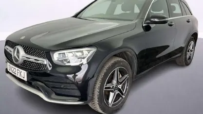 Used Mercedes GLC300e AMG line 320 HP (235 kW) 2022 Black Estate
