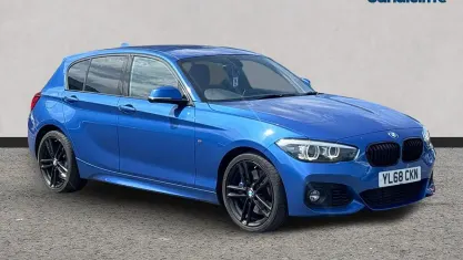 Used BMW 118 M Sport 150 HP (110 kW) 2018 Blue Hatchback