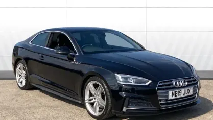 Used Audi A5 Comfort 190 HP (139 kW) 2019 Black Coupe