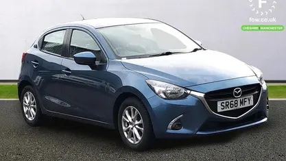 Used Mazda 2 75 HP (55 kW) 2019 Blue Hatchback