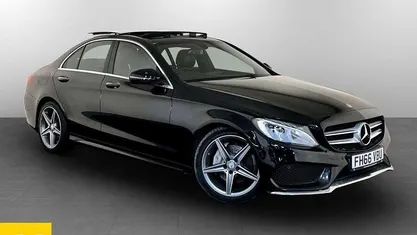 Black Used 2016 Mercedes C200 AMG Line Premium Sedan | £13,595 (Fair price)