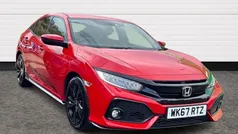 Red Used 2017 Honda Civic Sport Hatchback | £15,400 (Fair price)