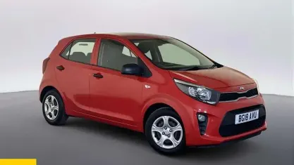 Used Kia Picanto 67 HP (49 kW) 2018 Red Hatchback