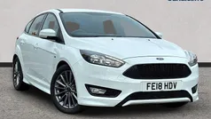 Frozen white (premium colour) Used 2017 Ford Focus ST-Line Hatchback | £10,293 (Fair price)