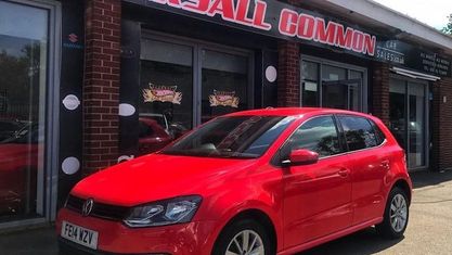 Second-hand VW Polo SE 90 CP (66 kW) 2014 Roșu Hatchback