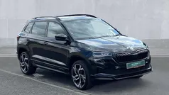 Black magic pearl effect Used 2024 Skoda Karoq SportLine SUV | £27,990 (Fair price)